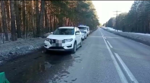 Под Челнами внедорожник сбил пьяного пешехода, который внезапно вышел на дорогу