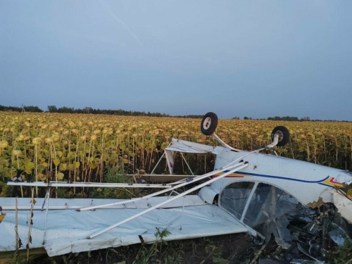 В Пензенской области легкомоторный самолет задел ЛЭП и упал в поле – пилот погиб