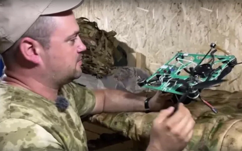 Сержант батальона «Тимер» получил премию за сбитый украинский дрон-камикадзе