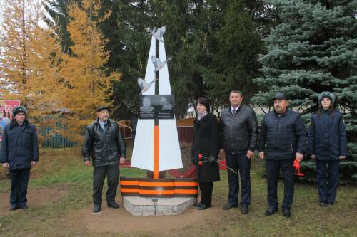 В Мамадышском районе открыли стелу в память о бойце СВО