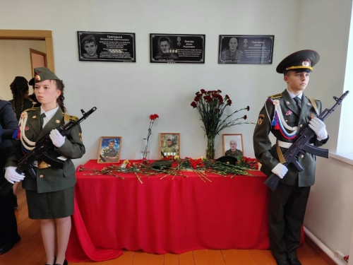 В Кукморском районе открыли мемориальные доски бойцам — кавалерам ордена Мужества