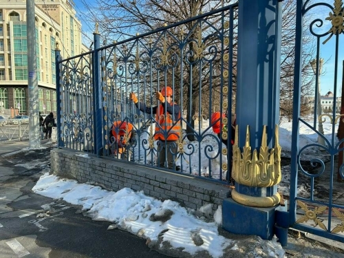 В казанском парке Тысячелетия ограждение заменят живой изгородью