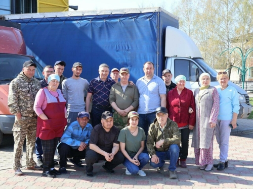 Актанышцы отправили противодроновые ружья и автомобиль в зону СВО