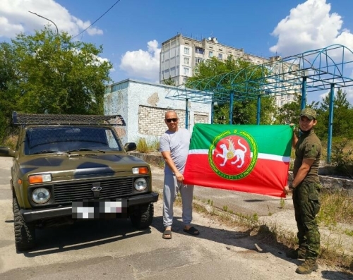 Из Буинска в зону СВО доставили автомобиль «Нива»