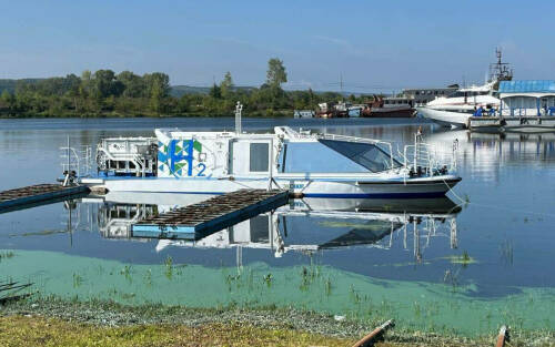 В Татарстане спустили на воду первое водородное судно