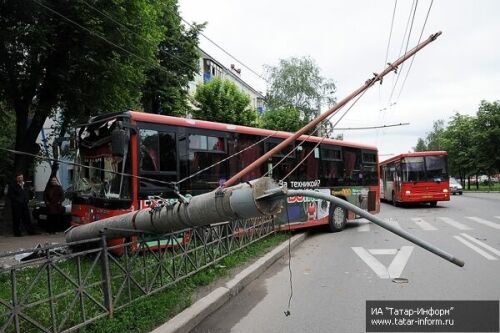 Авария на проспекте Ибрагимова