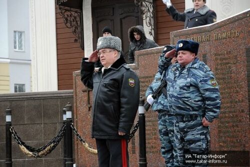 Торжество в честь 7-летия образования ОМОН МВД по РТ