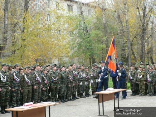 Казанские кадеты принесли присягу