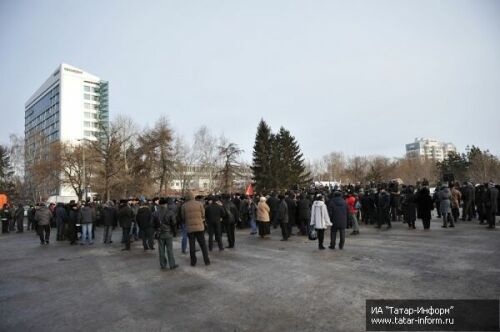 Митинг, посвященный годовщине вывода войск из Афганистана