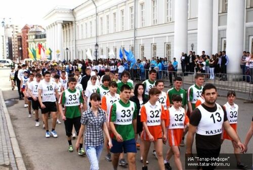 В Казани прошла 60-я апрельская легкоатлетическая эстафета