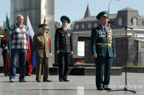 Праздник в честь Дня пограничника в парке им.М.Горького 