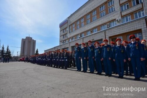 Митинг, посвященный Дню пожарной охраны России 