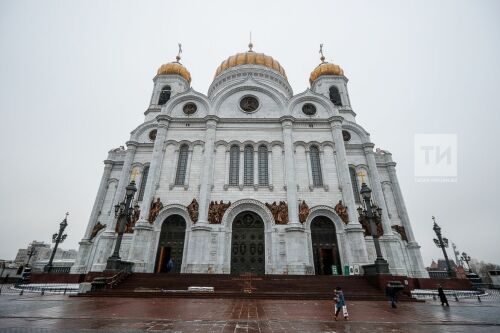 Отпевание посла РФ в Турции А.Карлова в храме Христа Спасителя