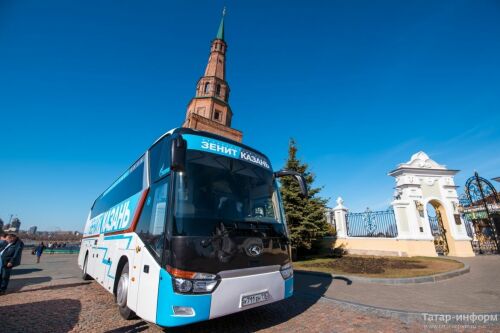 Волейбольный клуб «Зенит» чествовали в Казанском Кремле