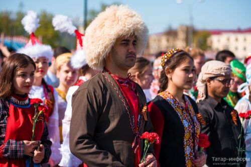 Акция фестиваля "Культурная мозаика Татарстана" ко Дню Победы