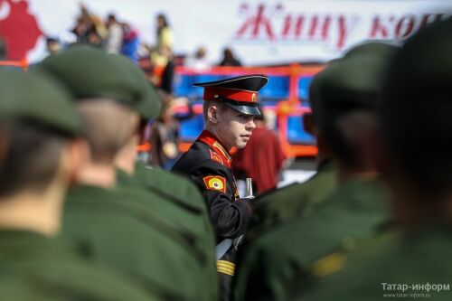 Парад в честь 9 мая в Казани