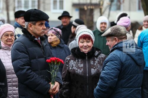 Открытие мемориальной доски Тагиру Якупову