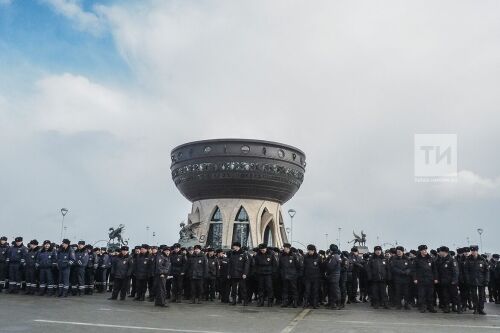 В Казани прошел гарнизонный развод полиции