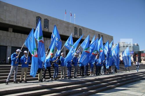 В Казани прошел первомайский митинг