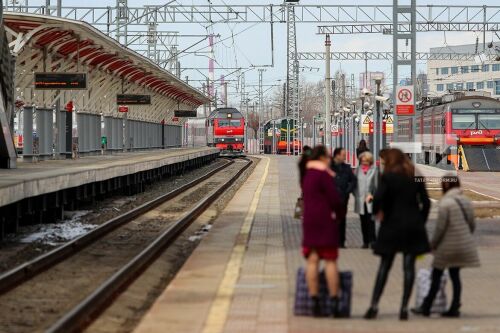 Встреча поезда Московского Пасхального фестиваля в Казани