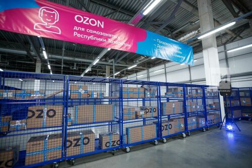 Запуск нового центра OZON для сортировки посылок