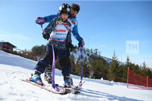 Открытый урок по программе «Лыжи мечты» для детей с ДЦП и аутизмом