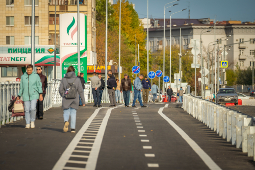 Мост через Кабан на Назарбаева в Казани готовится к открытию