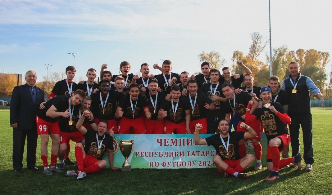 Определились все призеры чемпионата Татарстана по футболу 2021 года