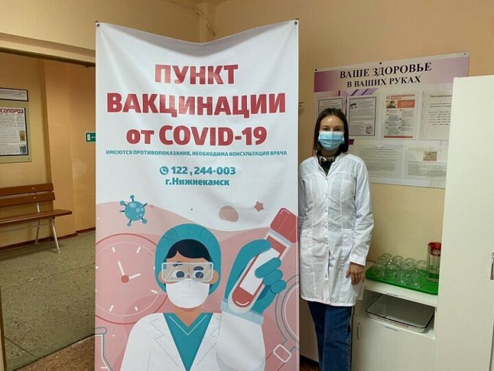 Более 700 нижнекамцев вакцинировались от гриппа и Covid-19 у избирательных участков