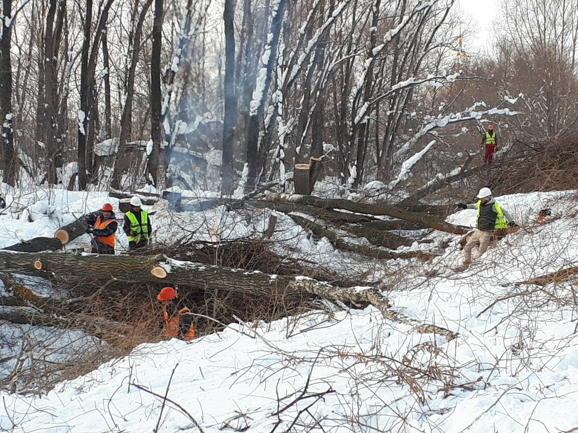 В Елабуге началась очистка русел рек Елабуга и Шумиха