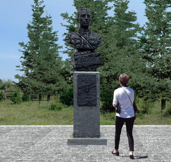 В Пестречинском районе началась подготовка площадки для бюста Героя СССР Петра Гаврилова