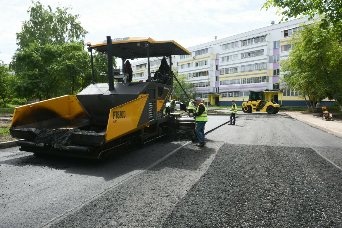 В Татарстане по программе «Наш двор» дорожные работы полностью завершены на 206 объектах