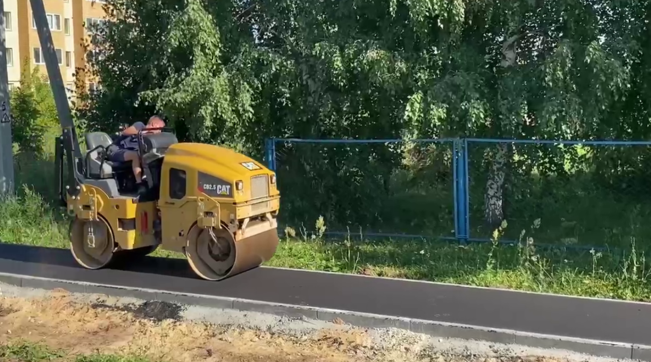 В Пестречинском районе РТ в 2022 году обустроят 2,2 тыс. метров пешеходных тротуаров