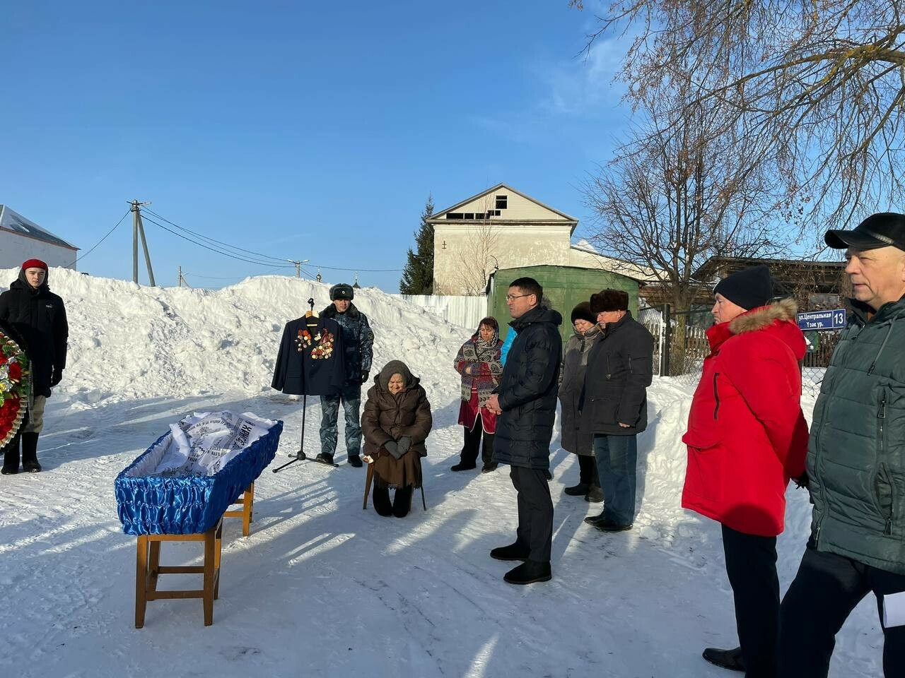 В Пестречинском районе в последний путь проводили участника Великой Отечественной войны