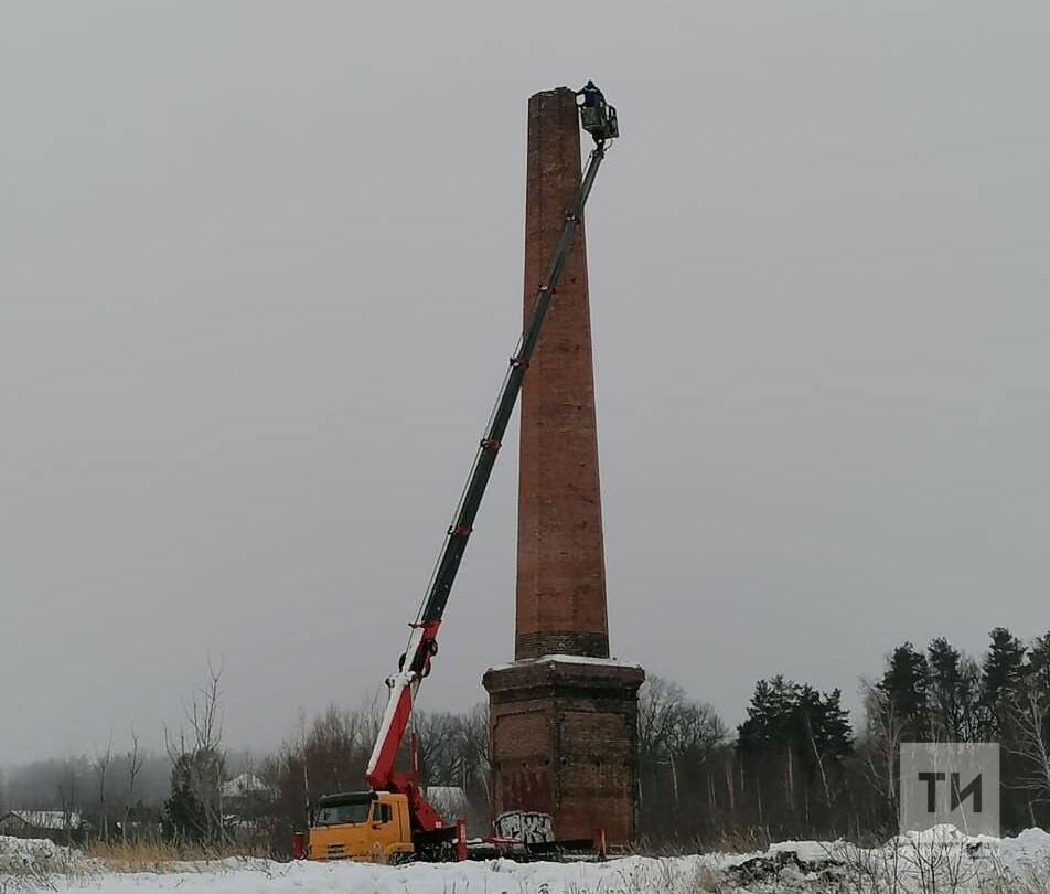 В Татарстане пресечена очередная попытка разобрать старинную трубу в Ключищах