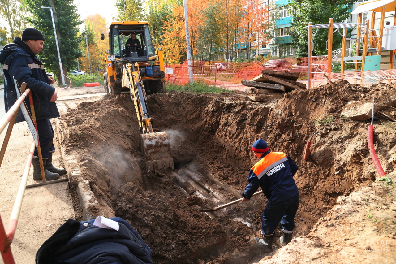 В Казани за 142,7 млн рублей реконструируют участок водовода по пр.Камалеева