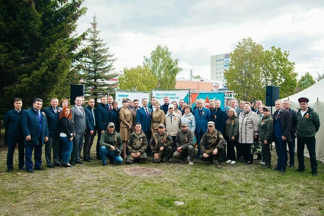 В День Победы тематическая площадка «Нижнекамскнефтехима» стала местом притяжения горожан