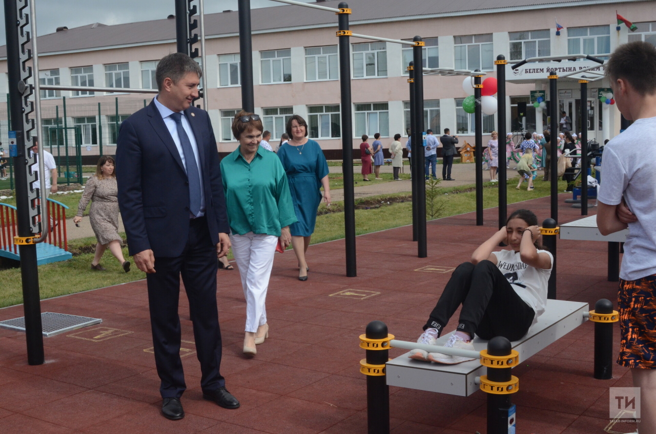 В День защиты детей в Бавлинском районе открыли площадку для сдачи норм ГТО