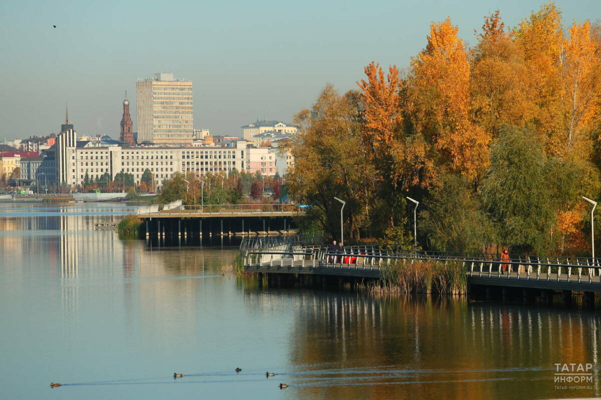 В Татарстане сохранится достаточно теплая погода, ветер ослабнет