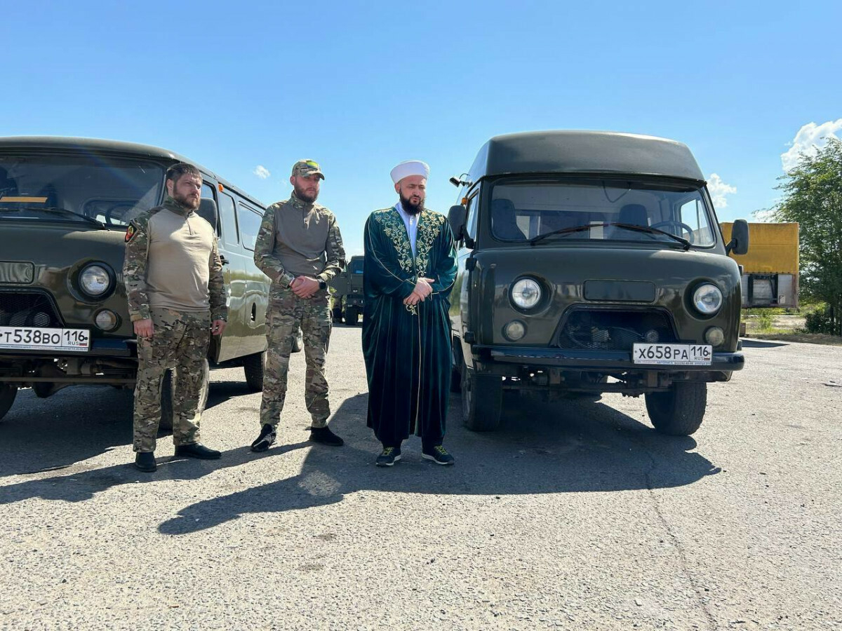 Муфтий Татарстана отвез очередной гуманитарный груз на Донбасс