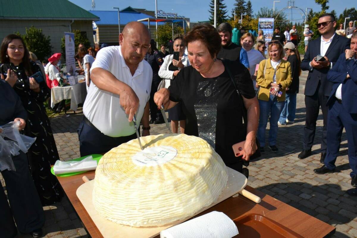 На первом фестивале сыра в Мензелинске зафиксирован всероссийский рекорд