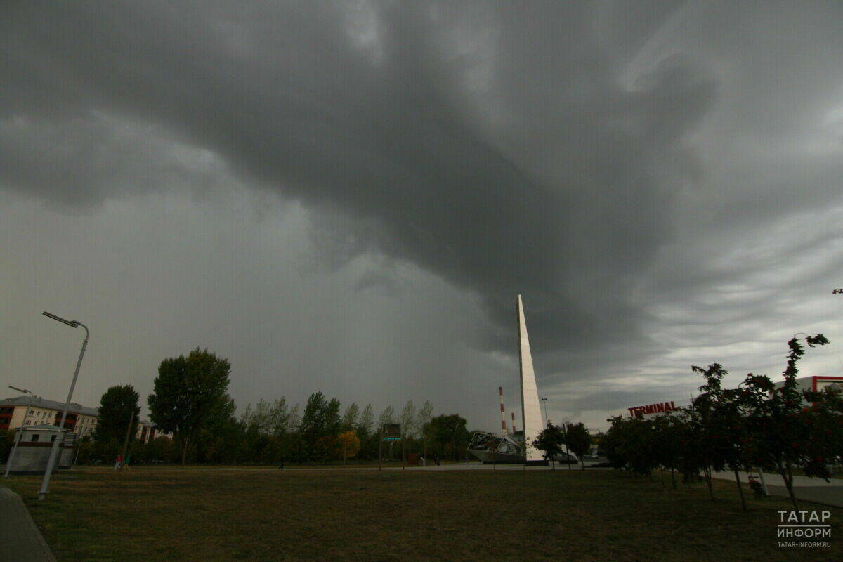 Очень крепкий ветер вновь ожидается в Татарстане